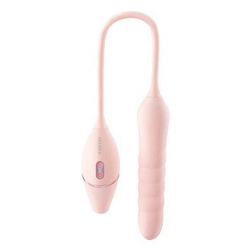 Вібратор-пульсатор із вакуумним стимулятором KISSTOY Cathy III Pink, 5 режимів вакууму, 10 режимів пульсації SX2327 фото
