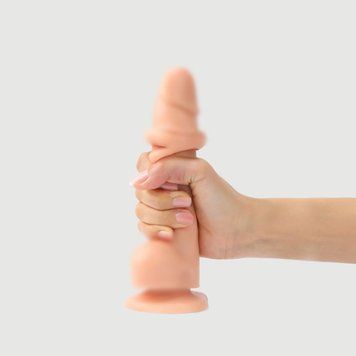 Фалоімітатор із ефектом рухомої шкіри Strap-On-Me Sliding Skin Realistic Dildo Vanille - XL, 19,8х4,3 см. SO6262 фото