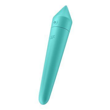 Смарт-мінібратор Satisfyer Ultra Power Bullet 8 Turquoise, 14х2,7 см. SO5437 фото