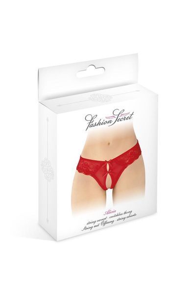 Трусики с доступом Fashion Secret Alicia Red, S/L SX2620 фото