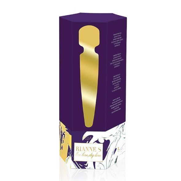 Вибромассажер Rianne S: Bella Mini Wand Purple + браслет, 20х3,6 см. SO3869 фото