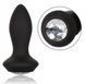 Анальная пробка с вибрацией и кристаллом Power Gem Vibrating Petite Crystal Probe від CalExotics, 9,5х3,2 см. 430341 фото 1