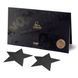 Пэстис - стикини Bijoux Indiscrets - Flash Star Black, наклейки на соски SO2339 фото 1