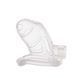 Клітка для пенісу LOCKINK SEVANDA Plastic Penis Chastity Cage, прозора, 3 кільця різних розмірів SX0871 фото 4