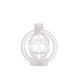 Клітка для пенісу LOCKINK SEVANDA Plastic Penis Chastity Cage, прозора, 3 кільця різних розмірів SX0871 фото 2