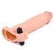 Удлиняющая насадка на пенис с вибрацией Pleasure X-Tender Vibrating Penis Sleeve Add 3 "Flesh, 19,5х4,3 см. 6452LV1065-9 фото 5