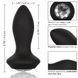 Анальная пробка с вибрацией и кристаллом Power Gem Vibrating Petite Crystal Probe від CalExotics, 9,5х3,2 см. 430341 фото 4
