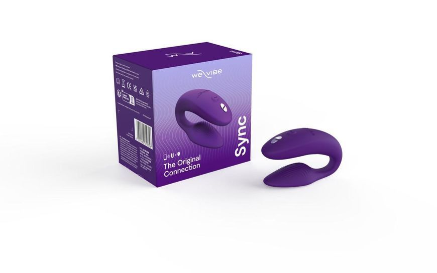 Смарт вибратор для пар с пультом ДУ We-Vibe SYNC 2 Purple SO8762 фото