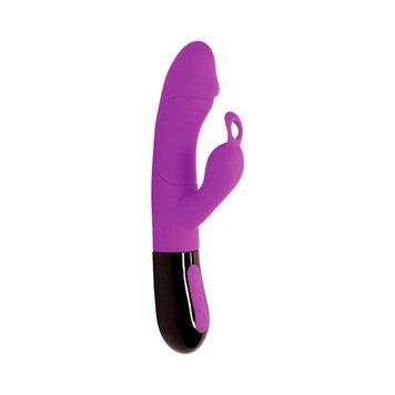 Вібратор-кролик Adrien Lastic Ares 2.0 з акумулятором, з петелькою для пальця, 20,6х3,8 см. SO6022 фото