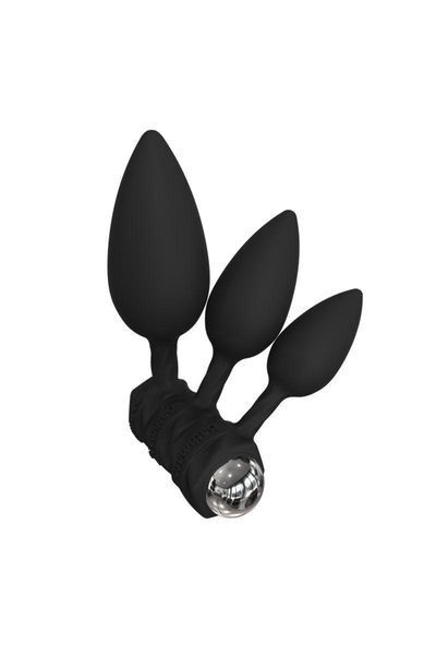Набор анальных вибропробок Bathmate Anal Training Plugs VIBE, диаметр 2,5 см, 3,1 см, 3,8 см SO3360 фото