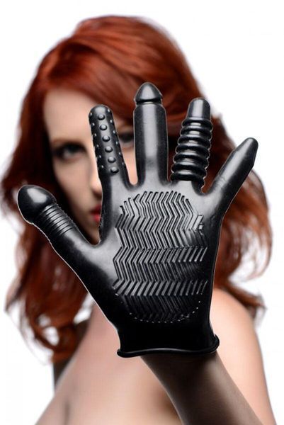 Рукавичка з різними текстурами Master Series Pleasure Poker Textured Glove SX1183 фото