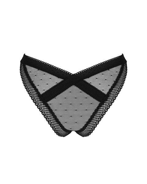 Мереживні трусики із заниженою талією Obsessive Estiqua panties, XS/S, M/L, XL/2XL SO7705 фото