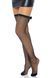 Панчохи-сітка зі швом, стразами та бантом ззаду Leg Avenue Bow back seam thigh highs Black, one size SO8600 фото 2