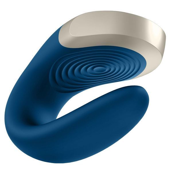 Смарт-вібратор для пар із пультом ДК Satisfyer Double Love Blue SO4929 фото