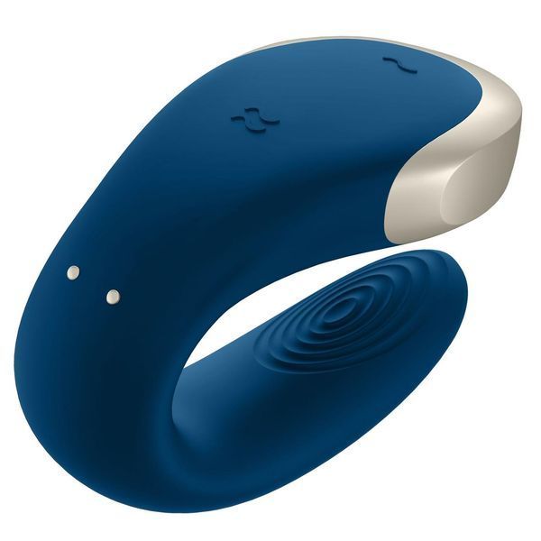 Смарт-вібратор для пар із пультом ДК Satisfyer Double Love Blue SO4929 фото