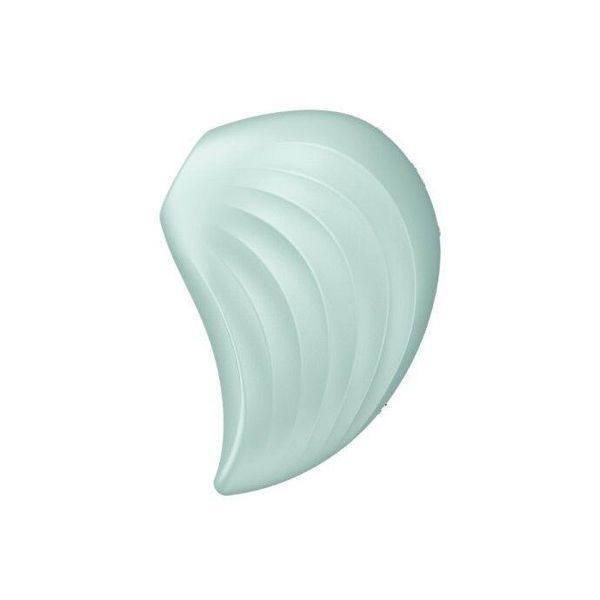 Вакуумный клиторальный стимулятор с вибрацией Satisfyer Pearl Diver Mint, 8,5х6 см. SO6077 фото