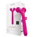 Електронний ультразвуковий ролик для обличчя GESKE Sonic Facial Roller 4в1 magenta HB0175 фото 8