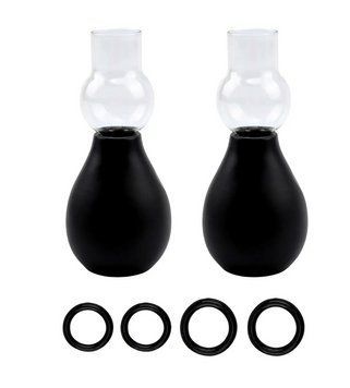 Помпи для сосків із кільцями Dual Nipple Enlarger DT21754 фото