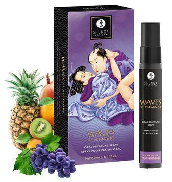 Спрей для усиления слюноотделения со вкусом экзотических фруктов Shunga Waves of Pleasure Exotic Fruits, 20 мл. SX3262 фото