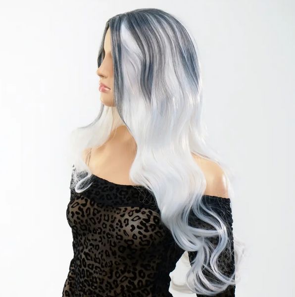 Перука довга хвиляста Fetish Hair балаяж блонд, 65 см. 98371/К09 фото
