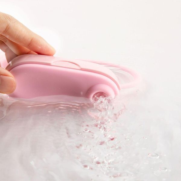 Вакуумный клиторальный стимулятор с виброяйцом в кейсе Otouch Louis Vibrate Pink SO9401 фото
