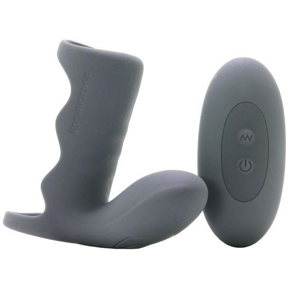 Насадка на пеніс із пультом і вібро OptiMale Vibrating Rechargeable Cock Cage with Wireless Remote Doc Johnson 470187 фото