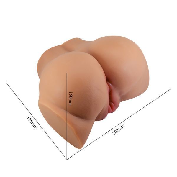 Мастурбатор вагина и анус с вибрацией Crazy Bull Emilia Latin, 20,2х17,6 см. 6603BM-009245Z-1 фото