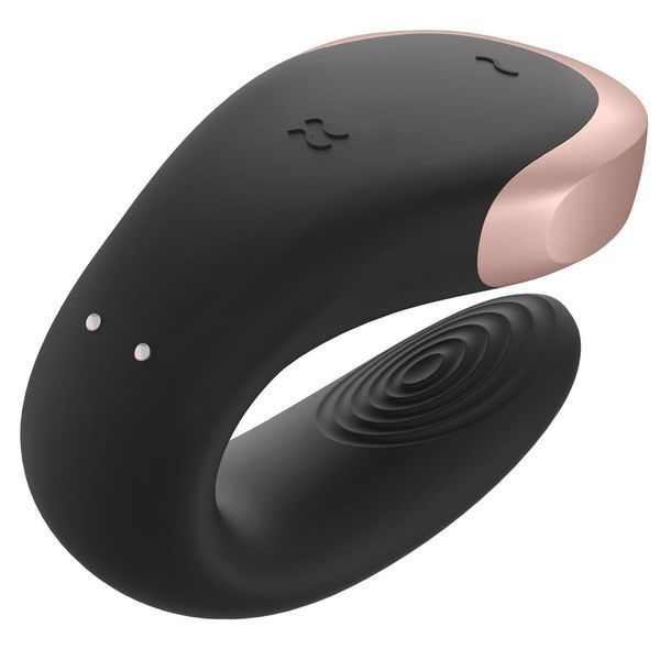 Смарт-вібратор для пар із пультом ДК Satisfyer Double Love Black SO4930 фото