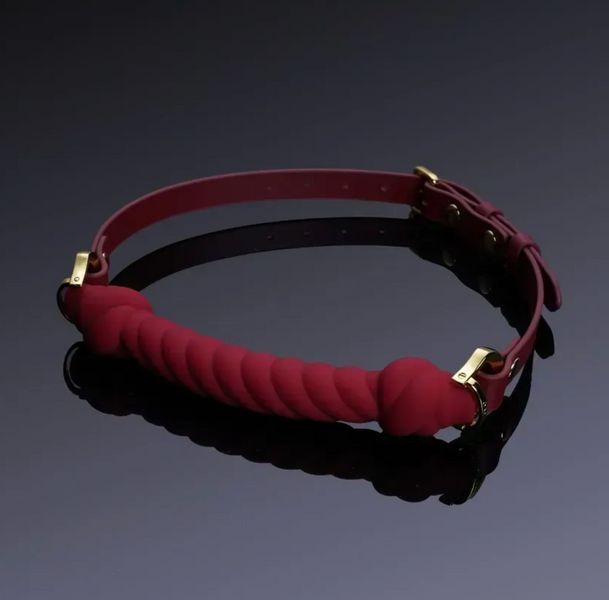 Кляп у формі джгута з вузлами UPKO Desire for Mouth Bondage Collection, червоний U65207 фото
