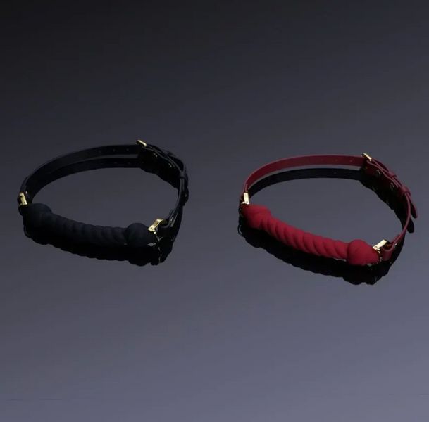 Кляп у формі джгута з вузлами UPKO Desire for Mouth Bondage Collection, червоний U65207 фото