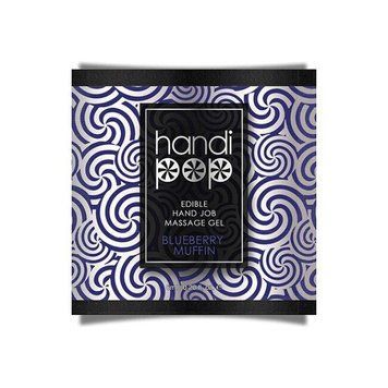 Смаковий гель для мастурбації зі смаком чорничного мафіну Sensuva - Handipop Blueberry Muffin, 6 мл. SO7829 фото