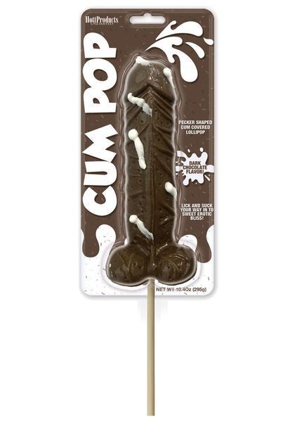 Большая съедобная конфета в форме члена Chocolate Flavoured Cum Pops от Spencer Fleetwood 560026 фото