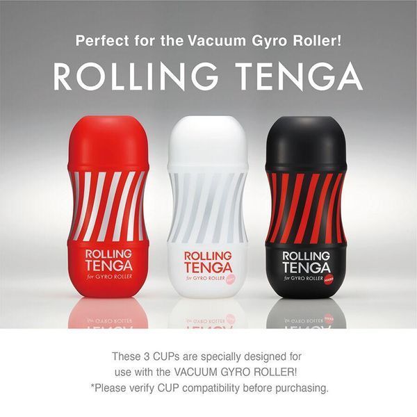 Автоматический мастурбатор Tenga VACUUM GYRO ROLLER, ротация и вакуум, совместим с Tenga Cup SO7041 фото