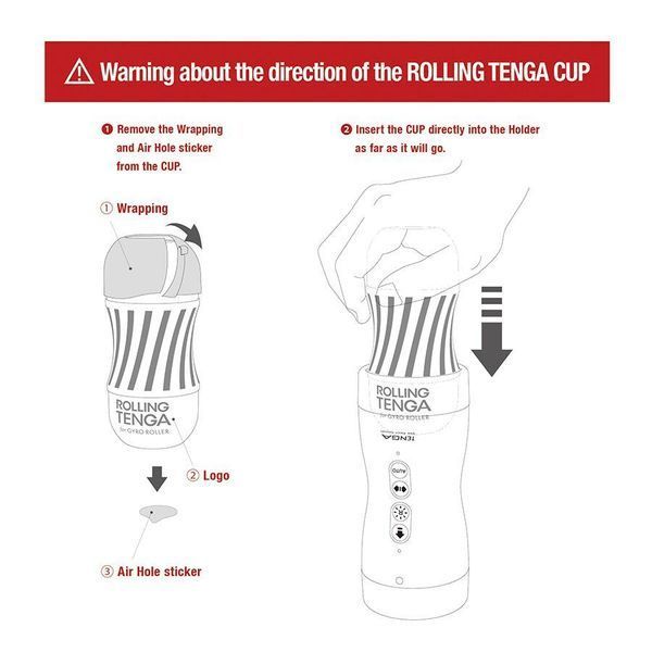 Автоматический мастурбатор Tenga VACUUM GYRO ROLLER, ротация и вакуум, совместим с Tenga Cup SO7041 фото