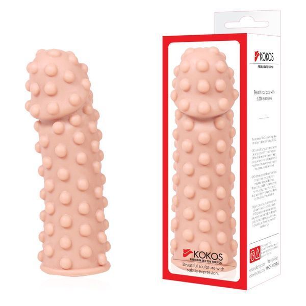 Насадка на член Kokos Extreme Sleeve ES-02, розмір S, 12,7х3,7 см. SO1272 фото