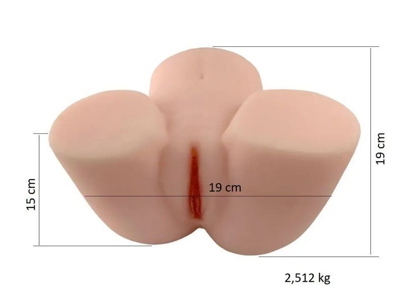 Мастурбатор вагина и анус Sexy Pussy & Ass Masturbator, 19х19 см. 62530026-00181 фото