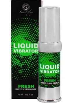 Рідкий вібратор з ефектом, що охолоджує, і ароматом м'яти Secret Play Fresh Stimulator, 15 мл. 500367 фото