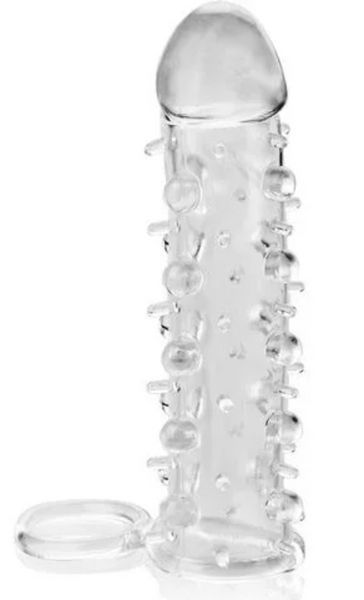 Подовжуюча насадка на пеніс Crystal Skin Hulle від Orion, 14х4 см. 470004 фото