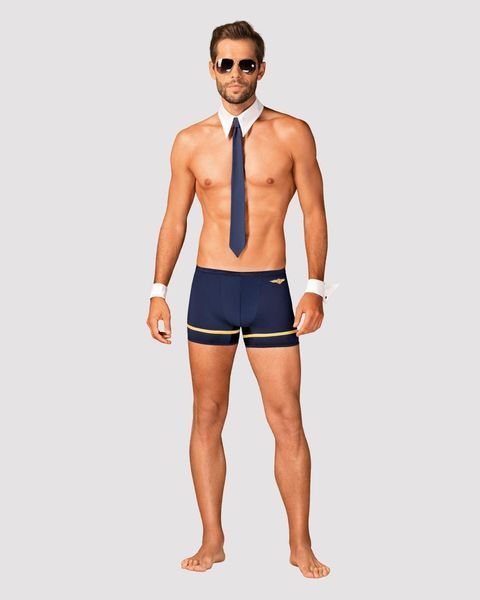 Эротический костюм пилота Obsessive Pilotman set, S/M, L/XL, 2XL/3XL SO7301 фото