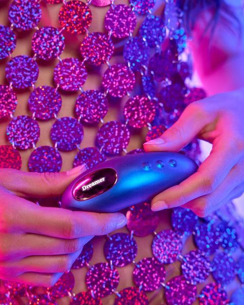 Вакуумний кліторальний стимулятор з пультом ДК Love To Love DREAMER &mdash; IRIDESCENT NIGHT, ласки язичком, 10,1 см. SX1107 фото