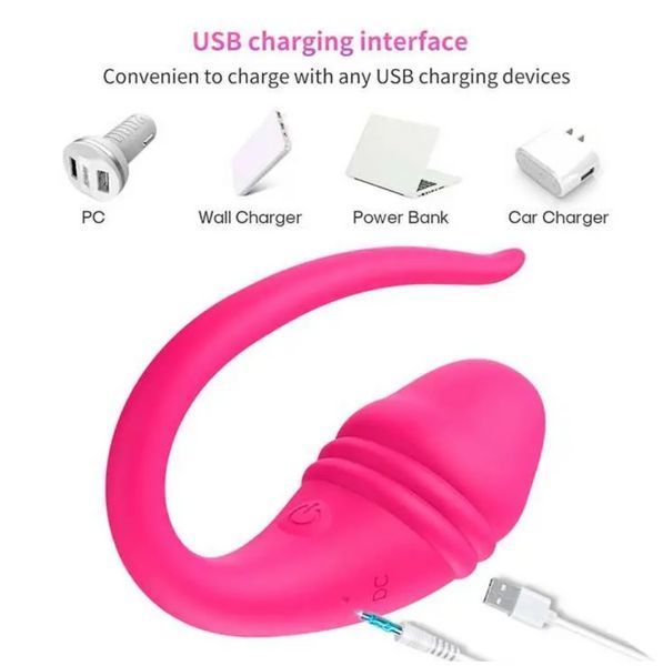 Смарт-виброяйцо Love Spouse USB, 9 режимов, 9х3,1 см. X0000581-1 фото