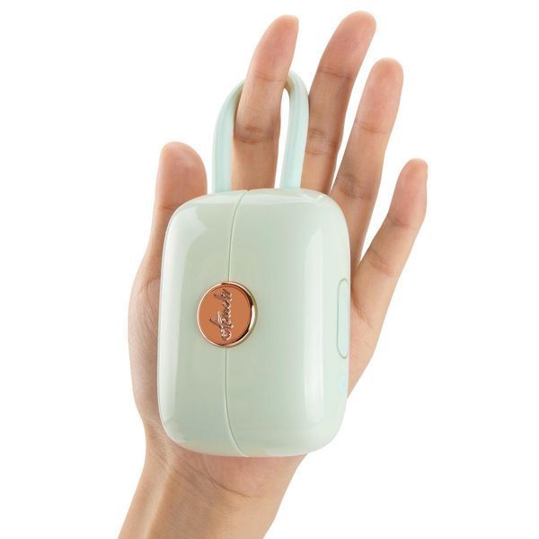Вакуумный клиторальный стимулятор с виброяйцом в кейсе Otouch Louis Vibrate Teal SO9429 фото