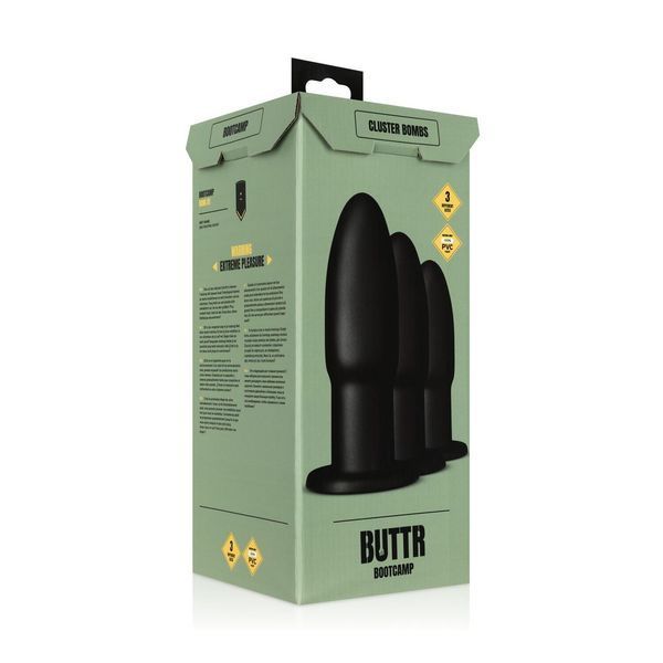 Набір анальних пробок для фістингу BUTTR &mdash; Cluster Bombs Anal Training Set SX2219 фото