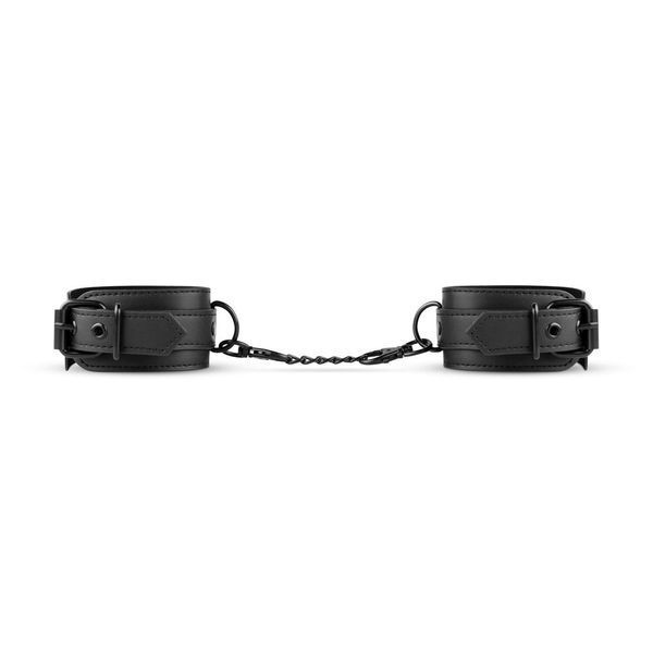 Поножи Bedroom Fantasies: Faux Leather Ankle Cuffs, черные SO8804 фото
