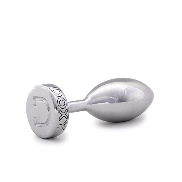 Металева анальна пробка DOXY Butt Plug SMOOTH, 11х3,3 см. SO8030 фото