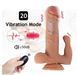 Реалистичный вибратор с пультом ДУ и клиторальным стимулятором Brody vibrating, 21,5х4 см. SQ-WBL10035-V фото 2