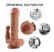 Реалистичный вибратор с пультом ДУ и клиторальным стимулятором Brody vibrating, 21,5х4 см. SQ-WBL10035-V фото 5