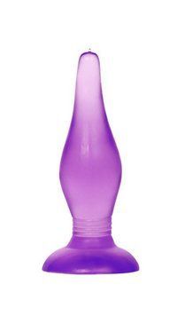 Анальна пробка на присосці "BUTT PLUG", 14,5х4 див. BI017006 фото