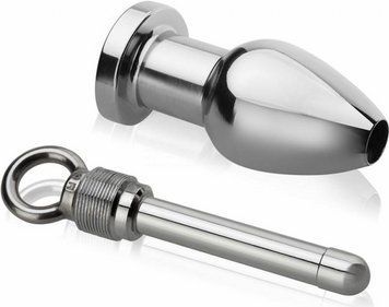 Анальна пробка Deluxe Anal Plug Aluminium від Orion, 11,5х3,7 см. 430187 фото