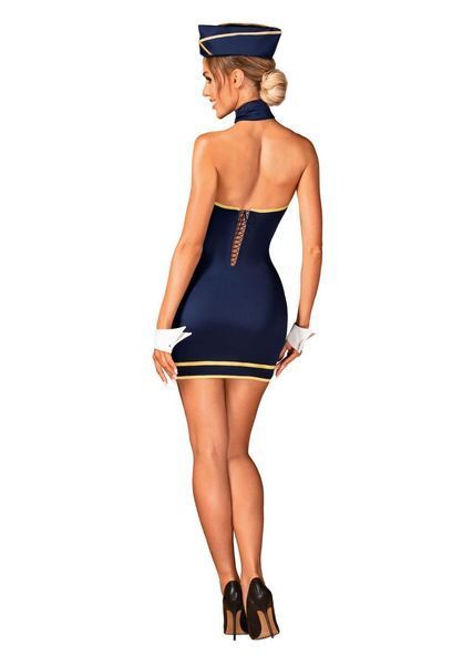 Еротичний костюм стюардеси Obsessive Stewardess uniform, XS/S, М/L SO7729 фото